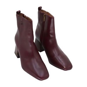 Sam and Libby Womens Yuliana Ankle Boots Swiss Mahogany Size 7.5M